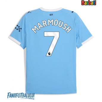 Manchester City Omar Marmoush #7 Tricou Fotbal Replică 2025-26 Barbati Acasa